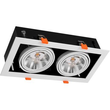Milagro PLAZA ML4741 Įmontuojamas apšvietimas 2x12W/GU10/ES111