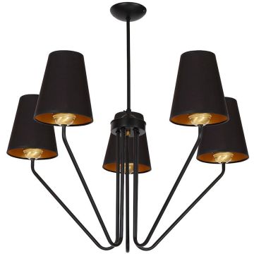 Milagro VICTORIA BLACK MLP4913 Švieslentė 5x60W/E27 IP20
