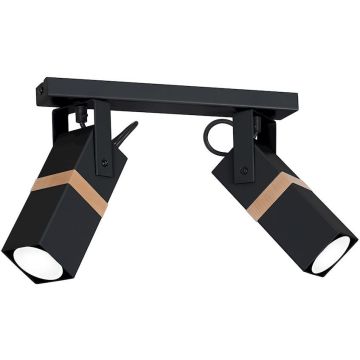 Milagro VIDAR BLACK MLP5401 Taškinis šviestuvas 2x8W/GU10 IP20