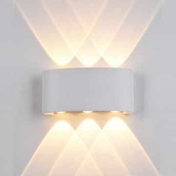 Italux GILBERTO PL-232W Sienos lempa 6x6W/LED 420LM IP54