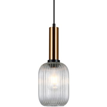 Italux ANTIOLA PND-5588-1M-BRO+CL Pakabinama lempa 1x40W/E27 IP20