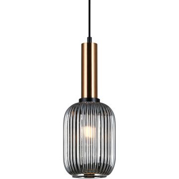 Italux ANTIOLA PND-5588-1M-BRO+SG Pakabinama lempa 1x40W/E27 IP20