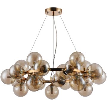 Italux CABELLA PND-5252-25-GD-CGN Pakabinama lempa 25x28W/G9 IP20