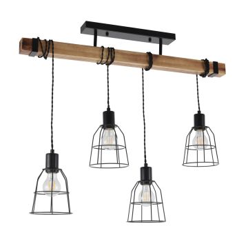 Italux PONTE PND-4290-4-L Pakabinama lempa 4x60W/E27
