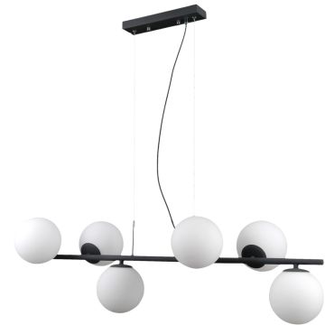 Italux RADDI PND-5510-6-BK Pakabinama lempa 6x5W/G9 IP20