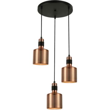 Italux RESTENZA PND-2439-3-COP Pakabinama lempa 3x40W/E27 IP20