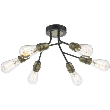 Dar Lighting REMY REM0654 Stropo šviestuvas 6x60W/E27