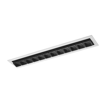 Italux HARPER SL74108/24W S-WH Įmontuojamas apšvietimas 12x24W/LED 1510LM IP20