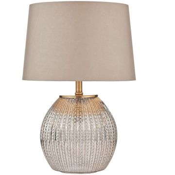 Dar Lighting SONIA SON4232 Stalo lempa 1x60w/B22+1x25w/E14