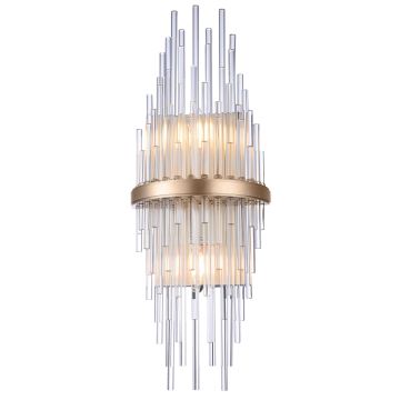 Cosmolight REYKJAVIK W02073CP Sienos lempa 2x60W/E14