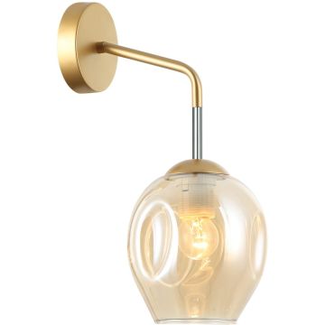 Italux BORGO WL-30843-1 GD+AMB Sienos lempa 1x40W/E27 IP20