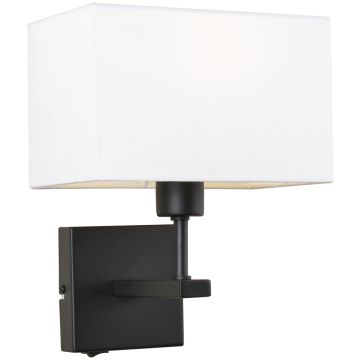 Italux NORTE WL-1122-1-A-BM-RC-WH Sienos lempa 1x60W/E27 IP20