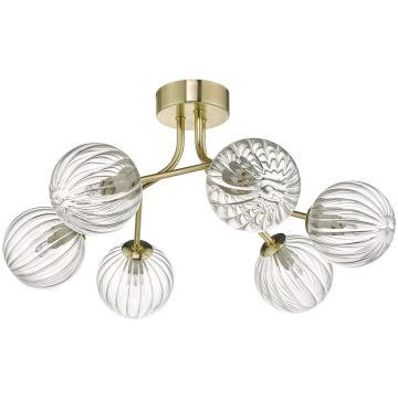 Dar Lighting YISKA YIS6435 Stropo šviestuvas 6x40W/G9