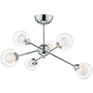 Dar Lighting ZEKE ZEK0650 Stropo šviestuvas 6x25W/G9