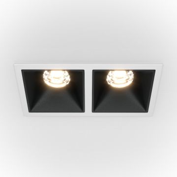 Maytoni ALFA LED DL043-02-10W4K-SQ-WB Įmontuojamas apšvietimas 2x20W/LED 4000K 1000LM IP20