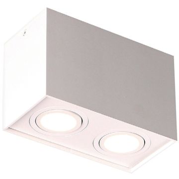 Maxlight BASIC SQUARE C0088 Lubų šviestuvas 2x50w/gu10 ip20
