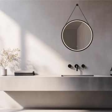 Zambelis MIRROR WITH LED 25387 Veidrodis 15W/led 3000-4000K 1012-1210lm IP44