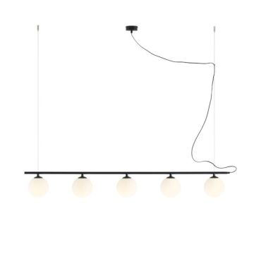 Aldex BERYL GLASS 5 1006F1 Pakabinama lempa 5x40W/E14 IP20