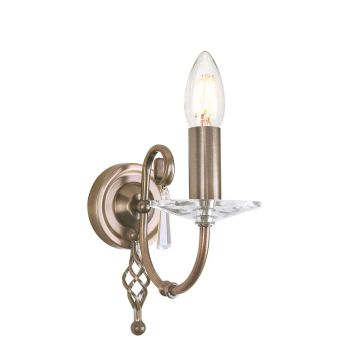 Elstead Lighting AEGEAN AG1-AGED-BRASS Sienos lempa 1x60W/E14
