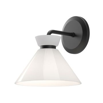 Elstead Lighting Halston ALM-HALSTON-1WB-BK Sienos lempa 1x40W/E14 IP20