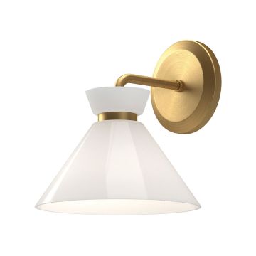 Elstead Lighting Halston ALM-HALSTON-1WB-GD Sienos lempa 1x40W/E14 IP20