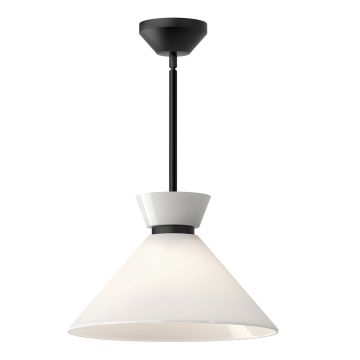 Elstead Lighting Halston ALM-HALSTON-P-M-BK Pakabinama lempa 1x60W/E27 IP20