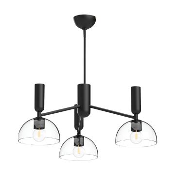 Elstead Lighting Jude ALM-JUDE3-MB-CL Švieslentė 3x60W/E27 IP20
