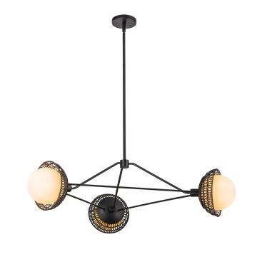 Elstead Lighting Perth ALM-PERTH3-BK Švieslentė 3x40W/E14 IP20