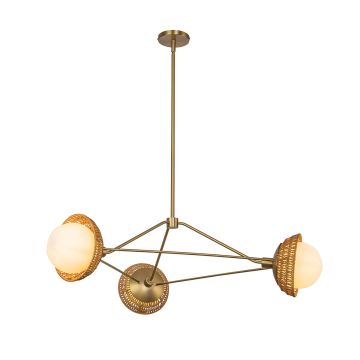 Elstead Lighting Perth ALM-PERTH3-GD Švieslentė 3x40W/E14 IP20