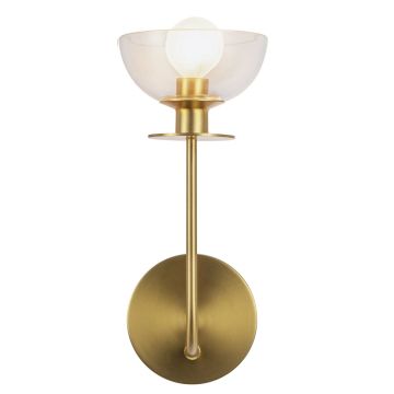 Elstead Lighting Sylvia ALM-SYLVIA-1WB-BG-CL Sienos lempa 1x40W/E14 IP20