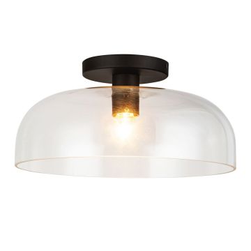 Elstead Lighting Sylvia ALM-SYLVIA-SF-BK-CL Stropo šviestuvas 1x60W/E27 IP20
