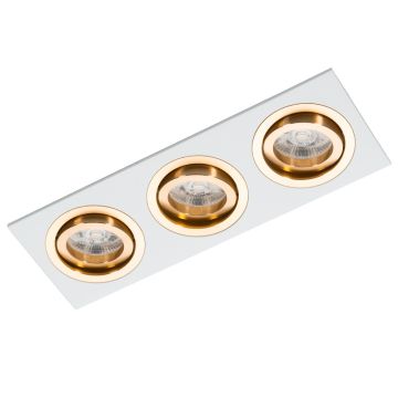 Lumifall ALCAZAR LMF.AZ543WG Įmontuojamas apšvietimas 3x50W/MR16 IP20