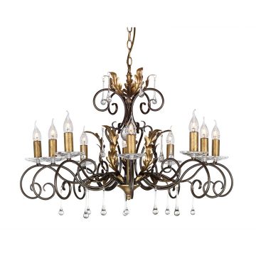 Elstead Lighting AMARILLI AML10-BRONZE Švieslentė 10x60W/E14