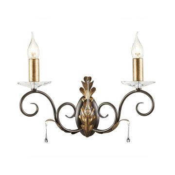 Elstead Lighting AMARILLI AML2-BRONZE Sienos lempa 2x60W/E14