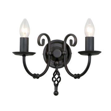 Elstead Lighting ARTISAN ART2-BLACK Sienos lempa 2x60W/E14