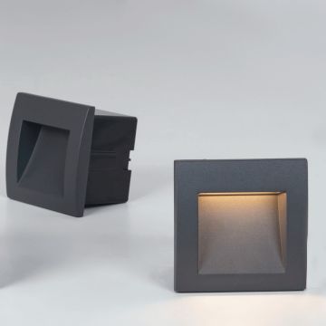 Zambelis STEP LIGHT E246-G Sienos lempa 2W/led 3000K 65lm IP65