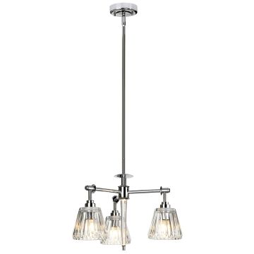 Elstead Lighting AGATHA BATH-AGATHA3P-PC Stropo šviestuvas 3x3,5W/G9 320LM IP44