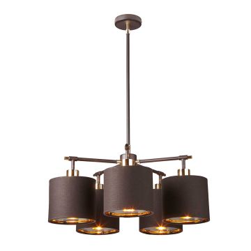 Elstead Lighting BALANCE BALANCE5-BRPB Švieslentė 5x60W/E27