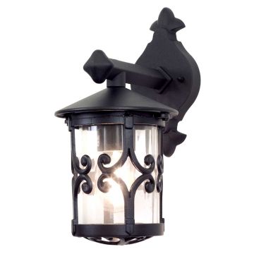Elstead Lighting HEREFORD BL8-BLACK Sienos lempa 1x60W/E27 IP23