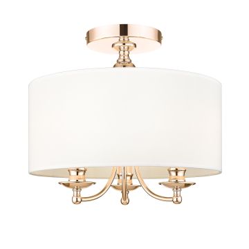 Cosmolight ABU DHABI C03480AU-WH Stropo šviestuvas 3x40w/E14 IP20