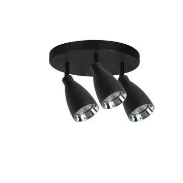 Light Prestige Campana LP-3103/3C BK Taškinis šviestuvas 3x8W/GU10 IP20