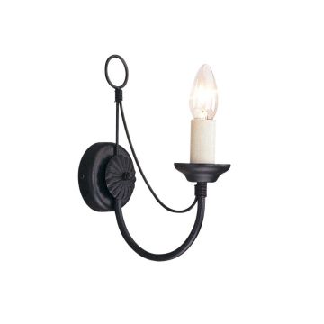 Elstead Lighting CARISBROOKE CB1-BLACK Sienos lempa 1x60W/E14