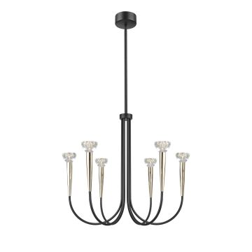 Zuma Line BOSTON P0603-06F-SDB1 Pakabinama lempa 6x30W/Led 3000K 3300lm IP20