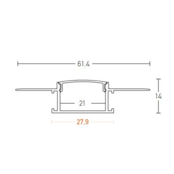 Zambelis PROFILE 20204 Profilis IP20