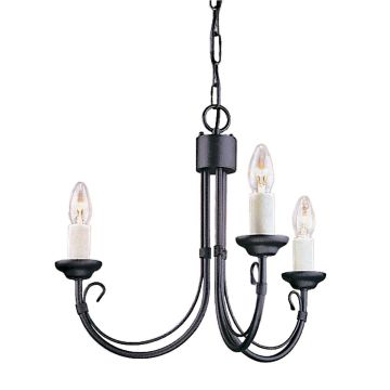 Elstead Lighting CHARTWELL CH3-BLACK Švieslentė 3x60W/E14