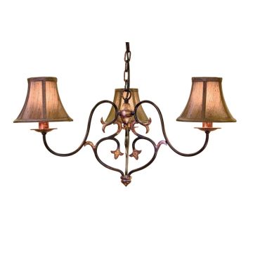Elstead Lighting CONISTON CN3-BUR-GOLD Švieslentė 3x60W/E14