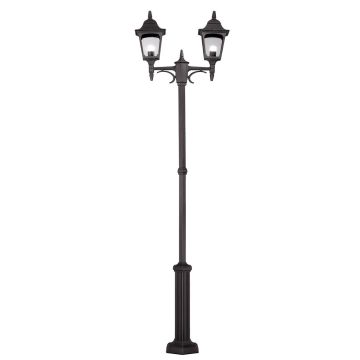 Elstead Lighting CHAPEL CP8-BLACK Gatvės šviesos stulpas 2x60W/E27 IP44