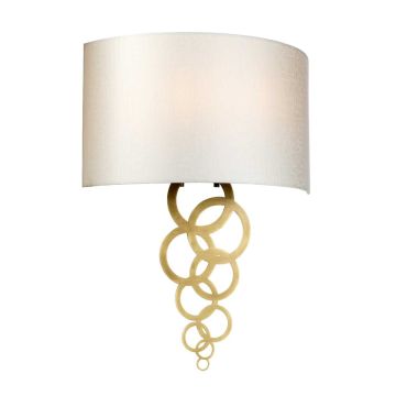 Elstead Lighting Curtis CURTIS-LARGE-AB Sienos lempa 2x60W/E27