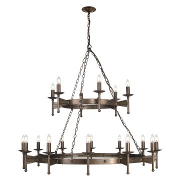 Elstead Lighting CROMWELL CW18-OLD-BRZ Švieslentė 18x60W/E14