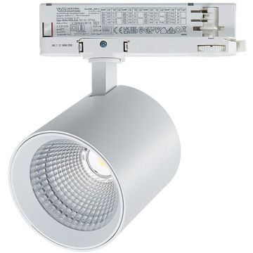 Zambelis 3-Phase Track S198 Geležinkelio švieslentė 25W/led 3000K 2460lm IP20